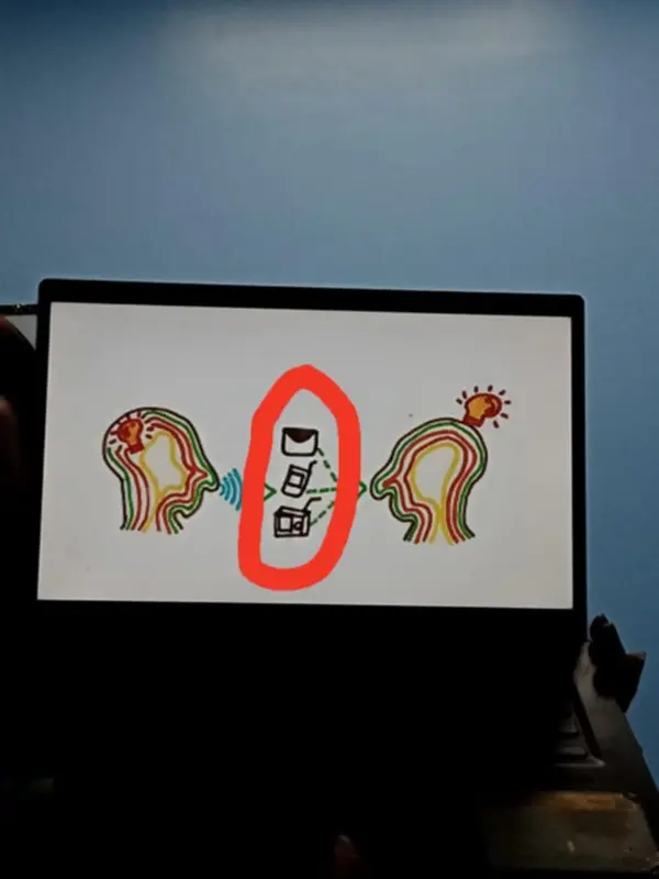 Abstract Communication Illustration