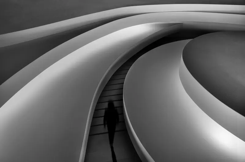 Abstract Curved Interior Architecture