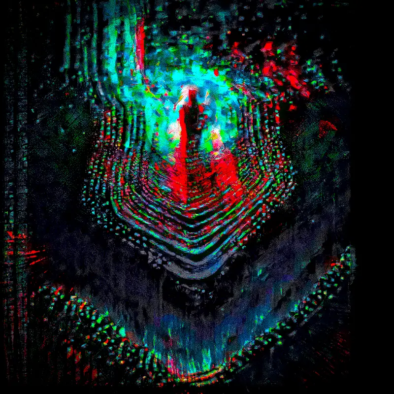 Abstract Digital Noise Pattern