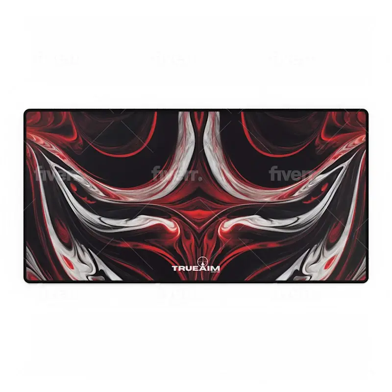 Abstract Mask Swirl Design