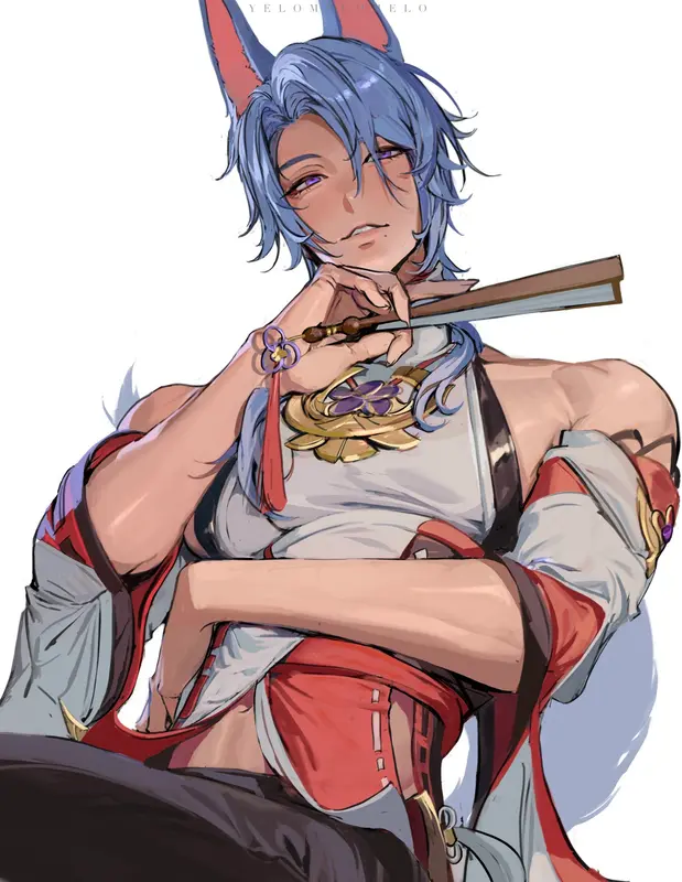 AI Character With Fox Ears