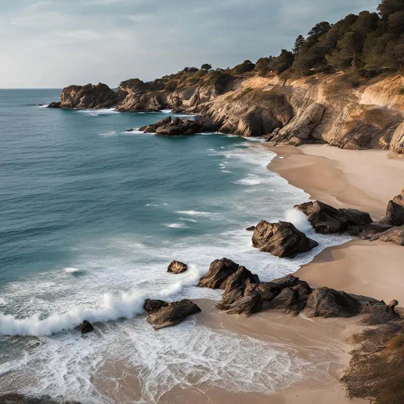 AI Cliffside Ocean View