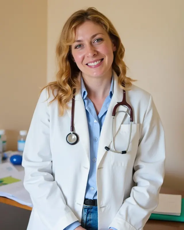 AI Doctor Portrait Smiling