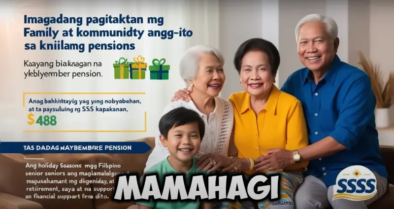 AI Elderly Family Pension Poster