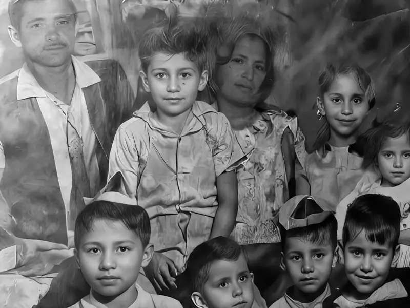 AI-generated Family Portrait