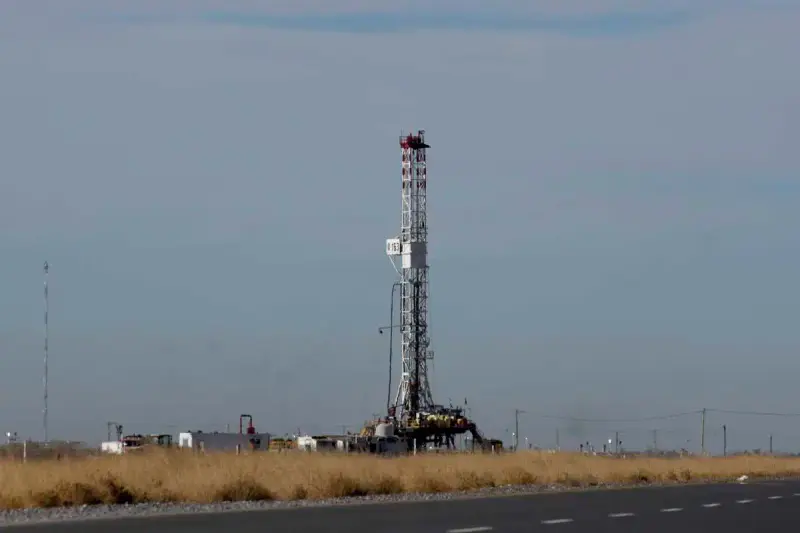 AI-generated Oil Rig Landscape