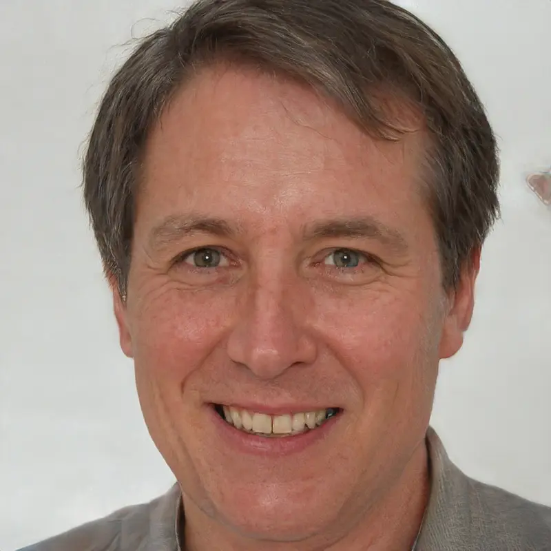 AI-generated Smiling Man Portrait