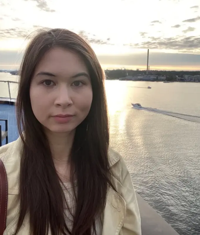 AI-generated Woman Sunset Portrait