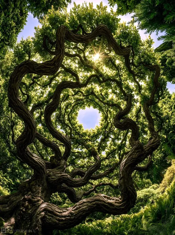 Spiral Forest Canopy