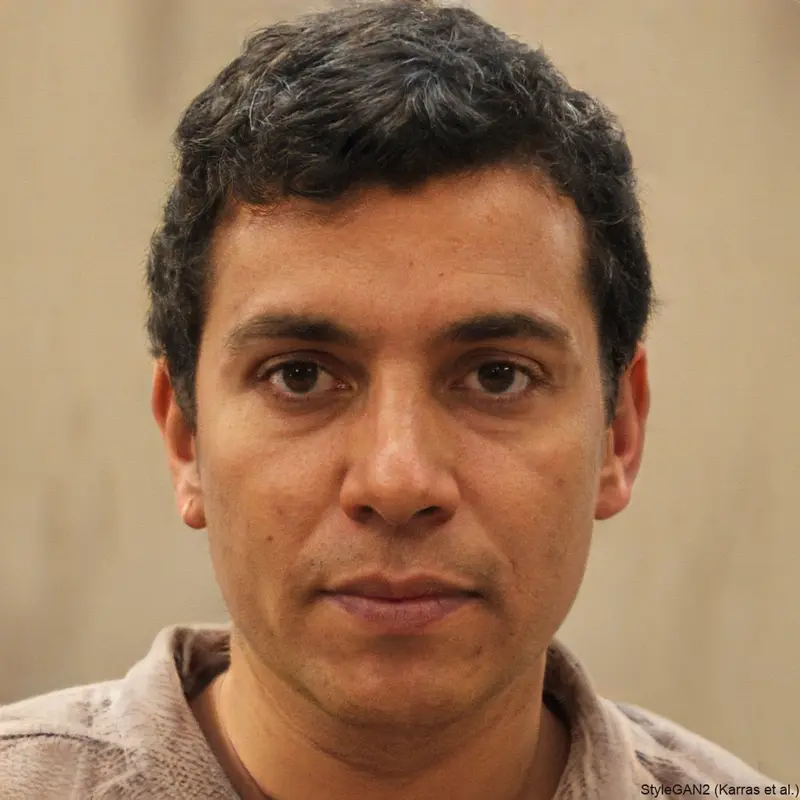 AI Male Portrait Close-up