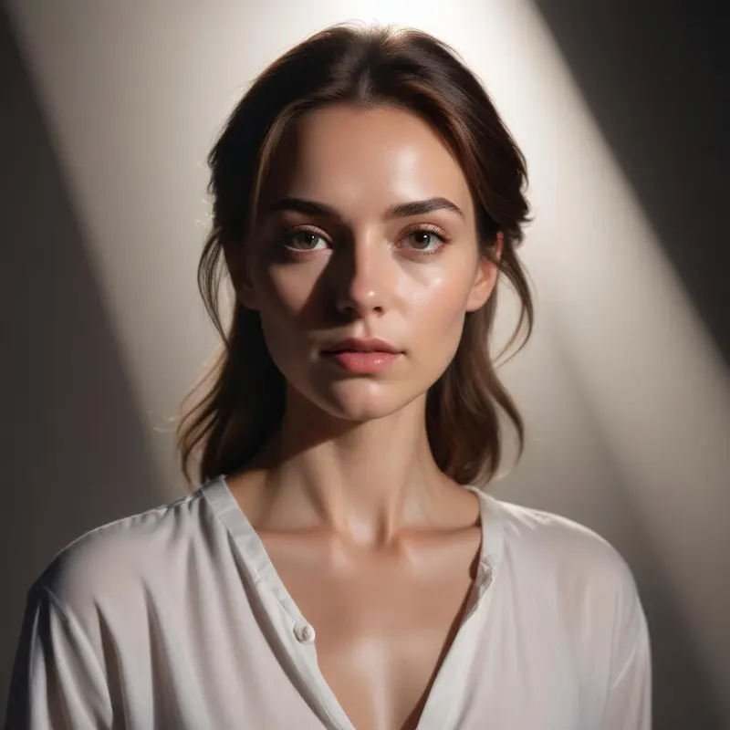 AI Portrait Woman Lighting