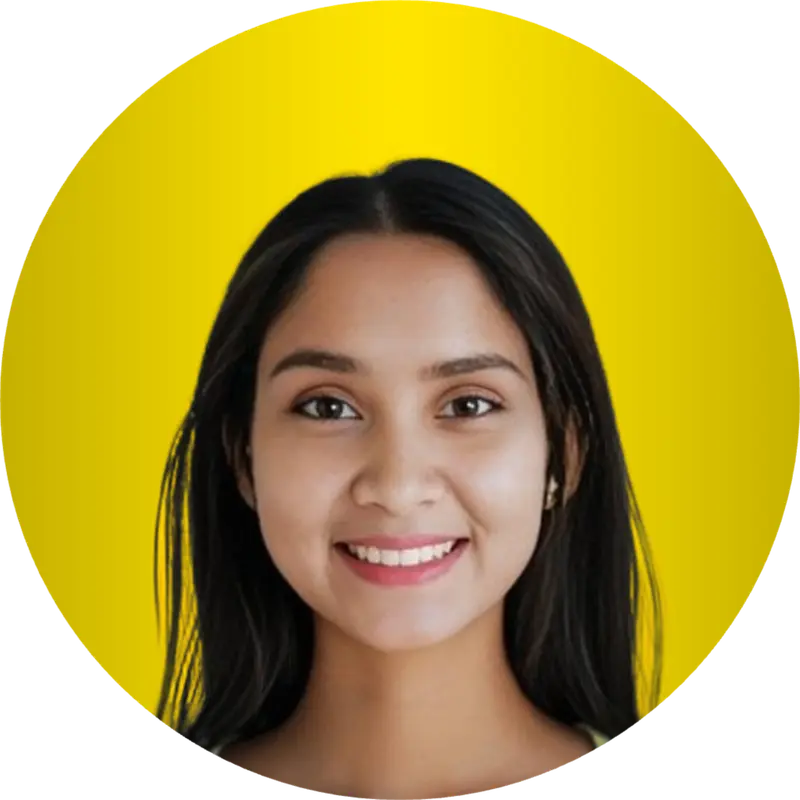 AI Portrait Woman Yellow