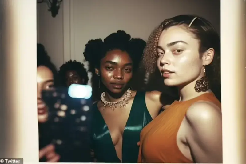 AI Stylized Women Posing Together