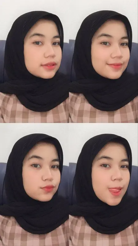 AI Woman Hijab Collage