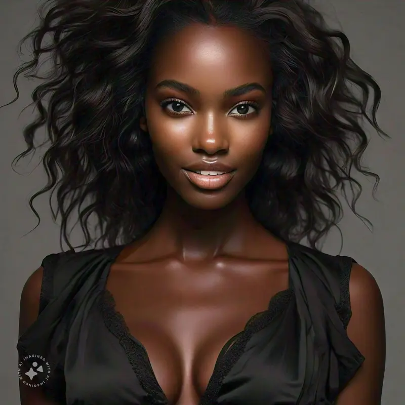 AI Woman With Wavy Hair