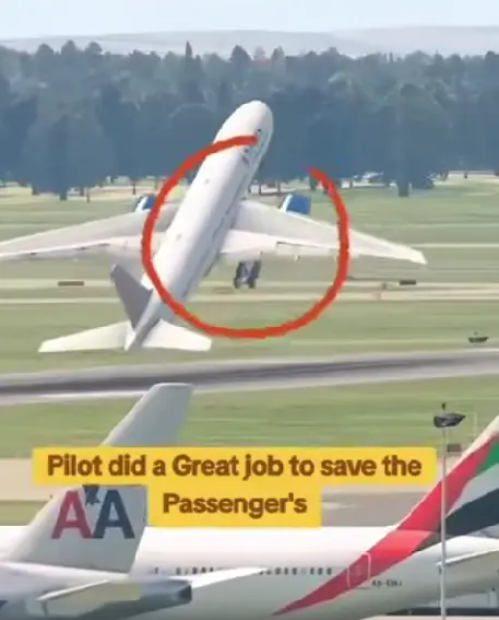 Airplane Landing Runway Approach View