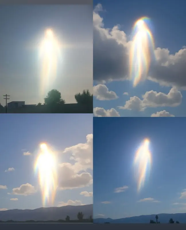 Angel In The Azure Sky