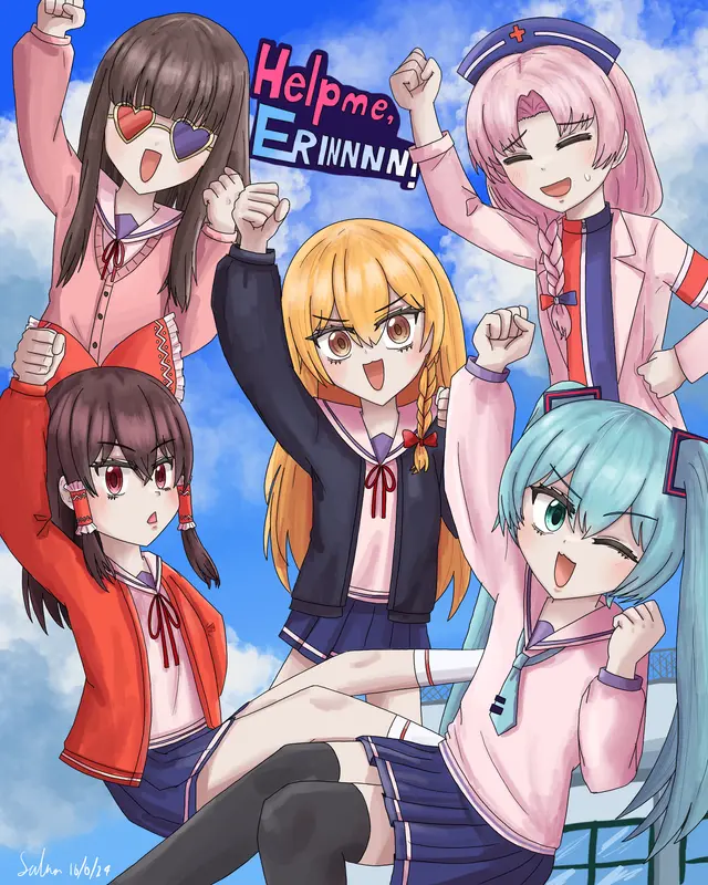 Animated Characters Excited Pose