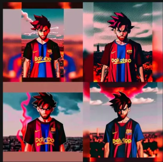 Animated Characters In Football Jerseys