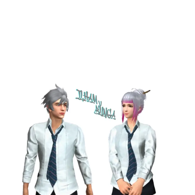 Animated School Characters Portrait