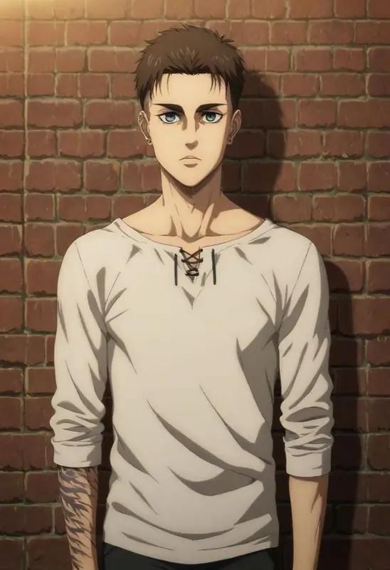 Anime Character Brick Backdrop