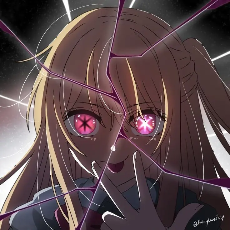 Anime Character With Glowing Eyes