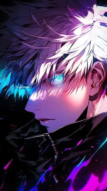 Anime Character With Glowing Eyes