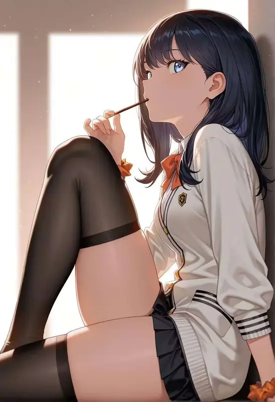 Anime Girl By Window