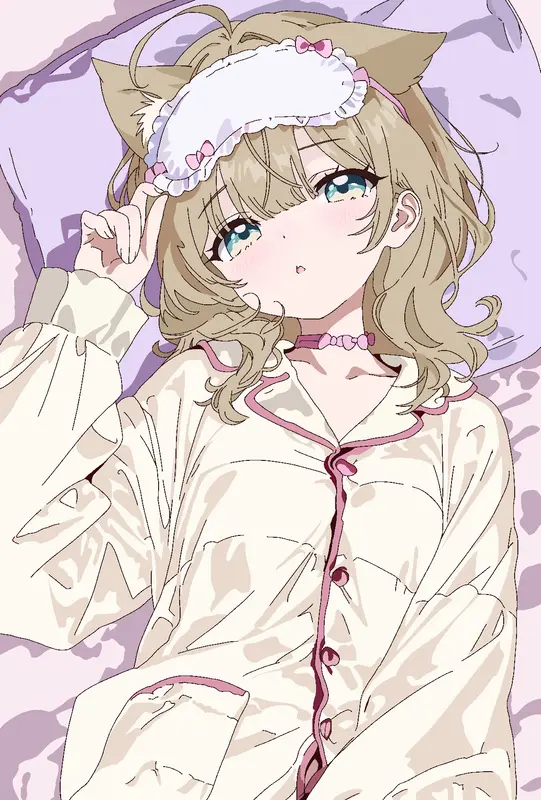 Anime Girl In Pajamas