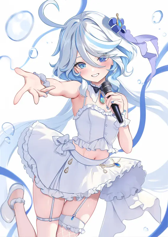 Anime Girl Singing Performance