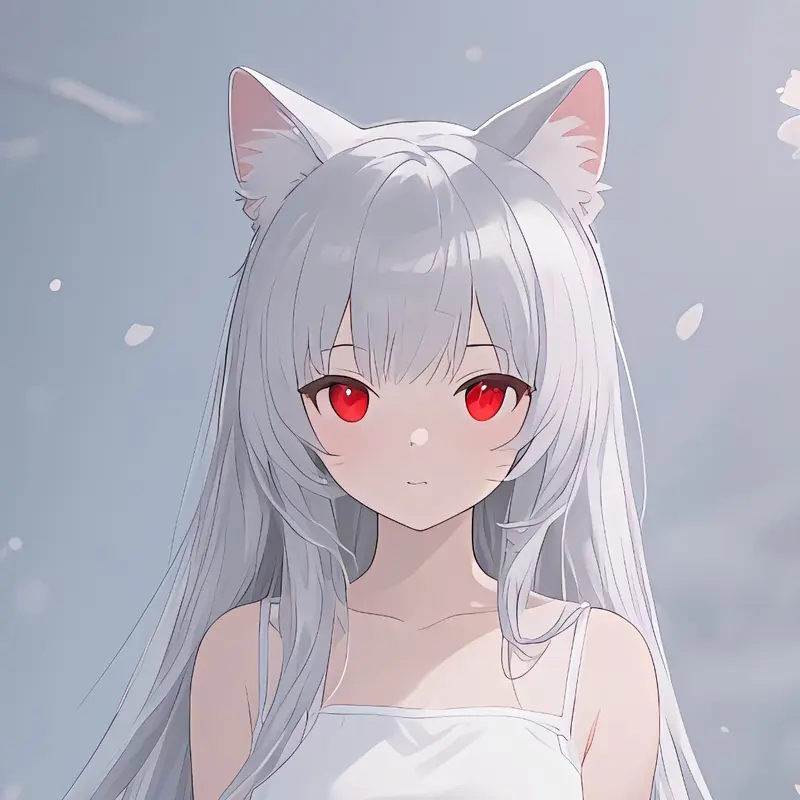 Anime Girl With Cat Ears