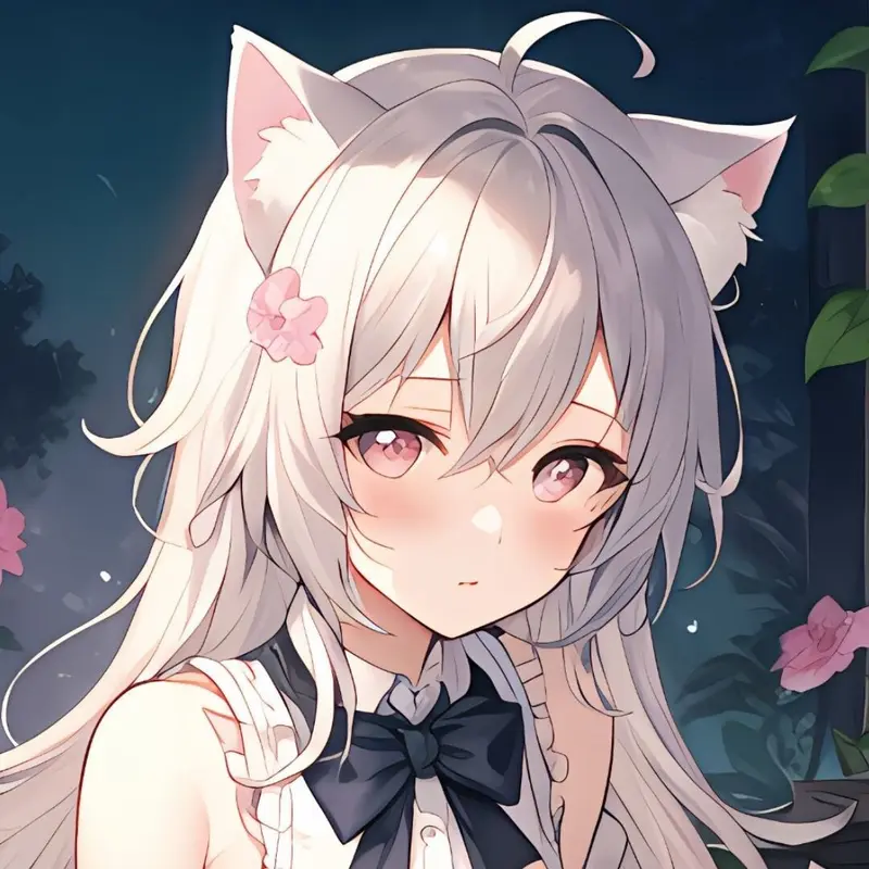 Anime Girl With Cat Ears