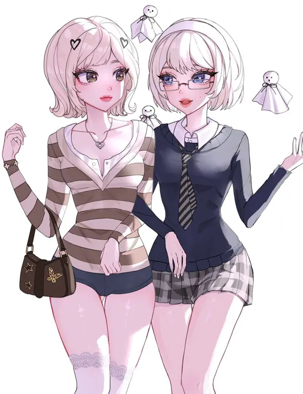 Anime Girls With Ghosts