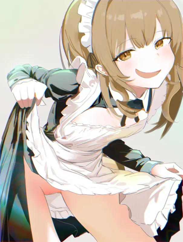 Anime Maid Character Portrait