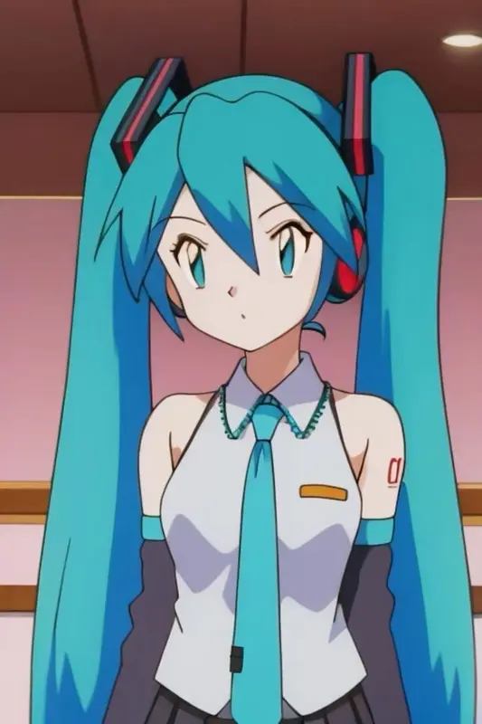 Anime Portrait Of Hatsune Miku