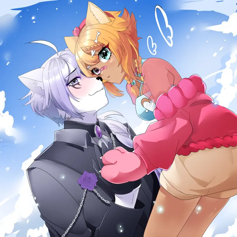 Anthropomorphic Anime Characters Interaction