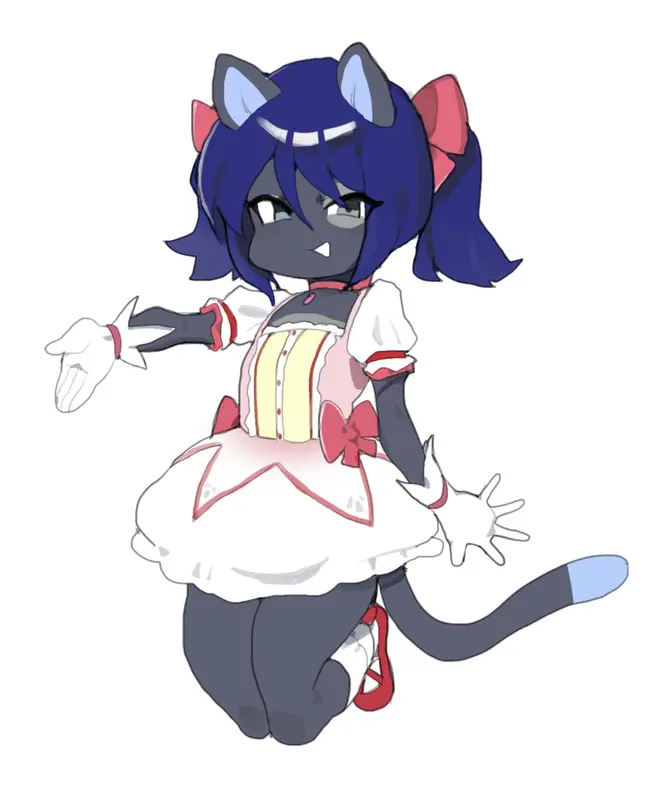 Anthropomorphic Cat In Dress