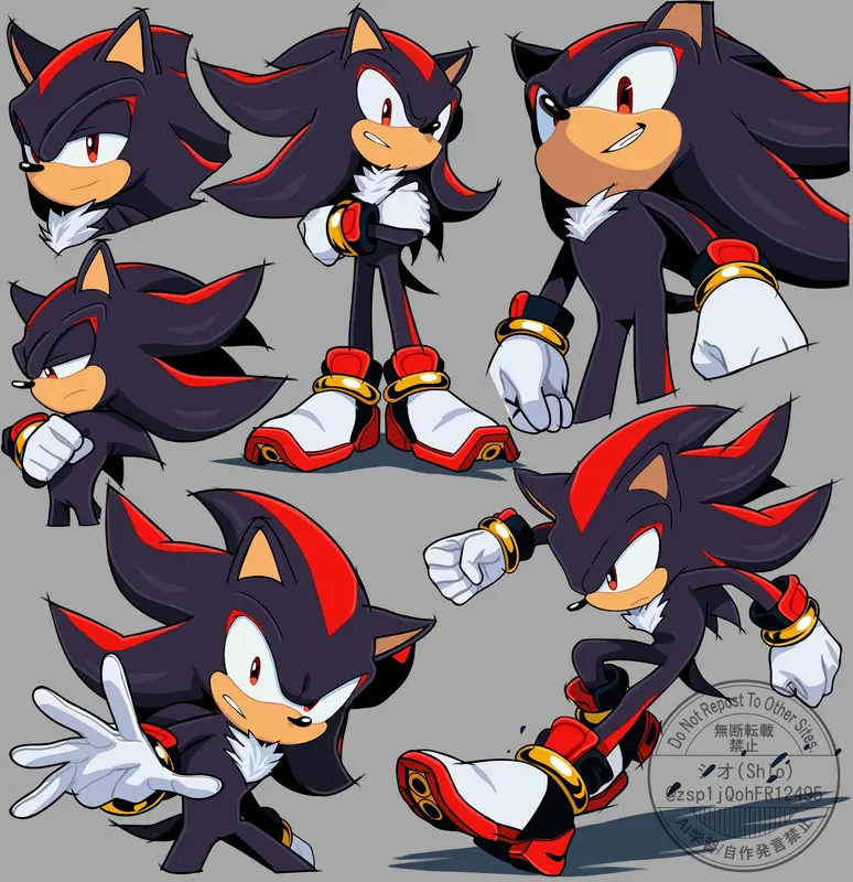Anthropomorphic Hedgehog Character Poses
