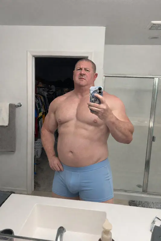 Bathroom Selfie Muscular Man