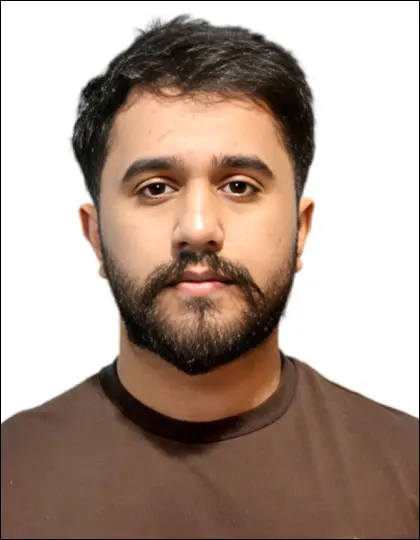 Bearded Portrait On White Background