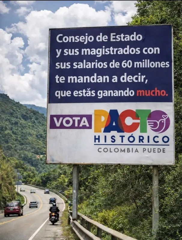 Billboard On Mountain Road