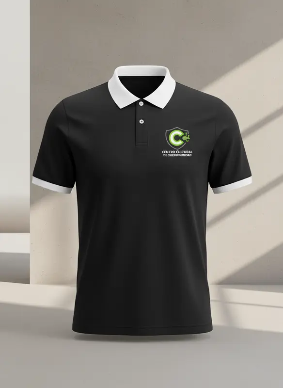 Black Polo Shirt With Logo