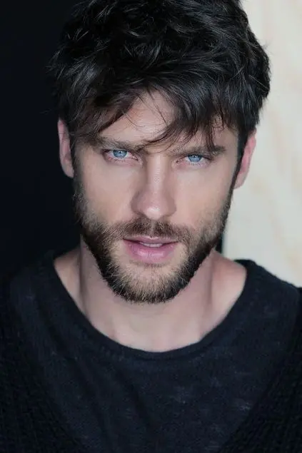 Blue-eyed Man Portrait