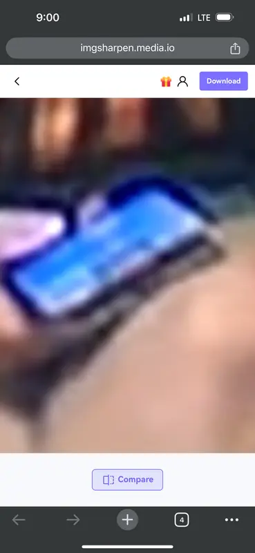 Blurry Smartphone Gaming Close-up