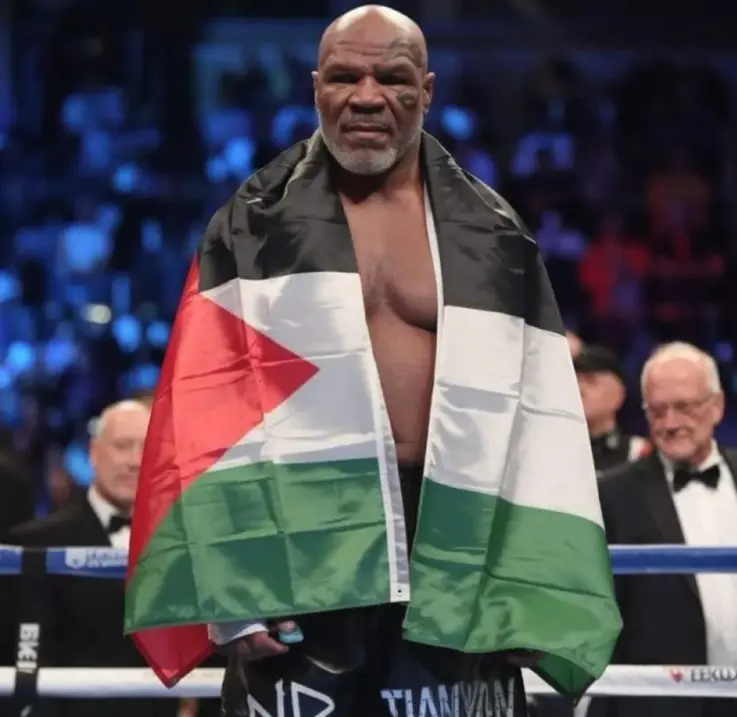 Boxer With Palestinian Flag