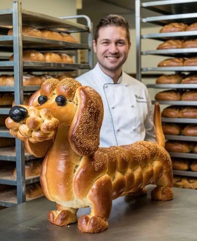 Bread Dog And Baker