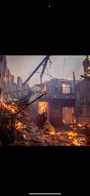 Burning Building Destruction AI