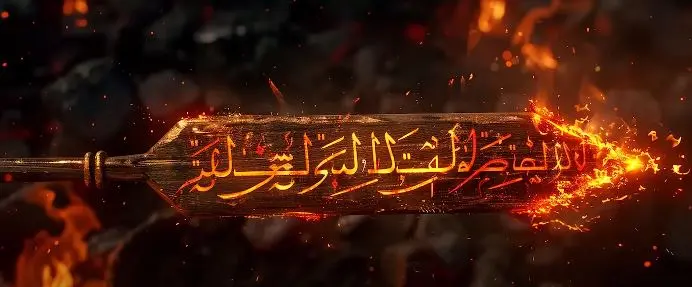 Burning Spear With Calligraphy