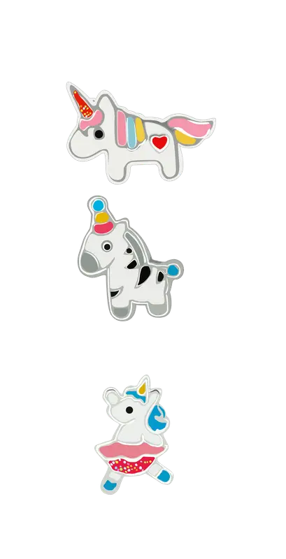 Cartoon Unicorn Stickers Set