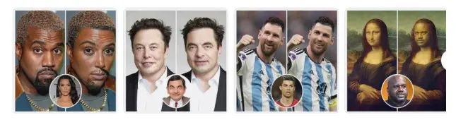 Celebrity Face Mix Portraits